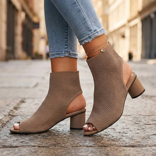 Cira Mesh Heels