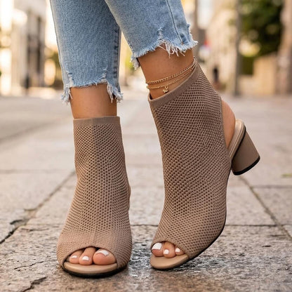 Cira Mesh Heels