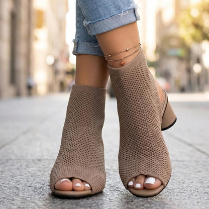Cira Mesh Heels