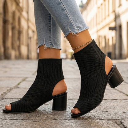 Cira Mesh Heels