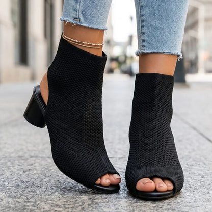 Cira Mesh Heels